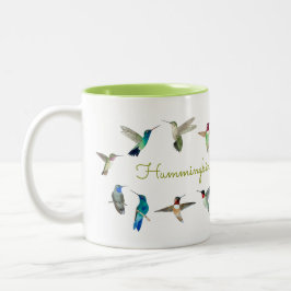 Hummingbird i Kalifornien Två-Tonad Mugg