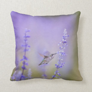 Hummingbird i Lavender Dekorativ kudde