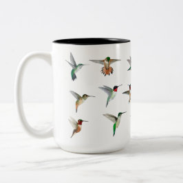 Hummingbird i Nordamerika Två-Tonad Mugg