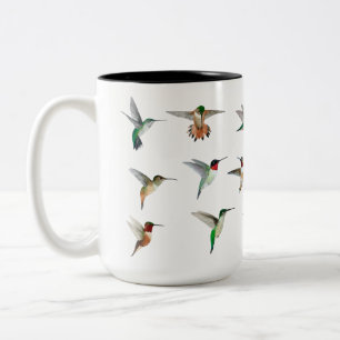 Hummingbird i Nordamerika Två-Tonad Mugg