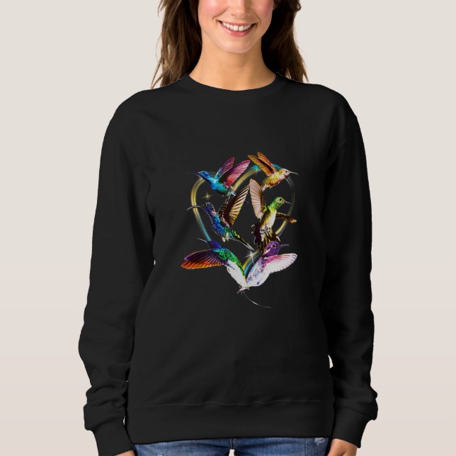 Hummingbird i Tropical Bird Bird T Shirt (Framsida)
