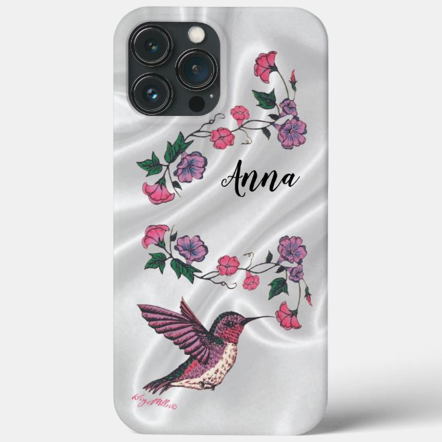 Hummingbird iphone case (Baksida)