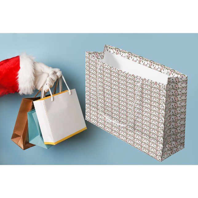 Hummingbird jul Gift Bag (Skapare uppladdad)