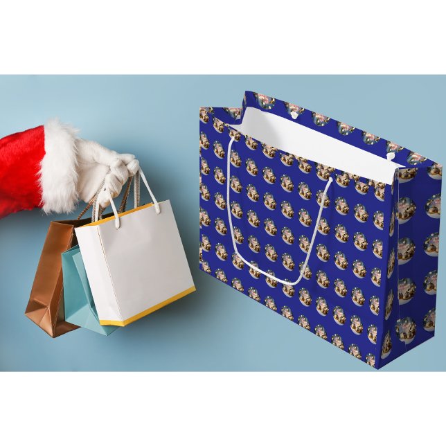 Hummingbird jul Gift Bag (Skapare uppladdad)