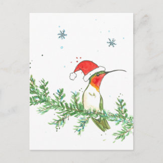 Hummingbird jul helg vykort