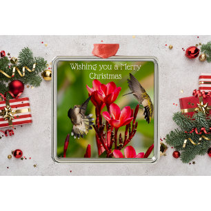 Hummingbird jul Metall Ornament