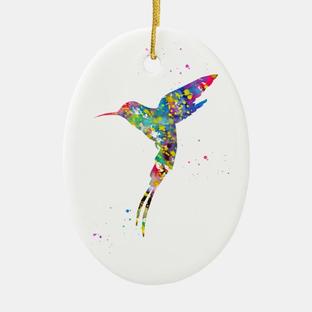 Hummingbird Julgransprydnad Keramik (Framsidan)