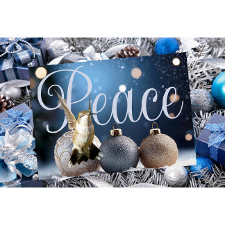 Hummingbird-julkort Kort