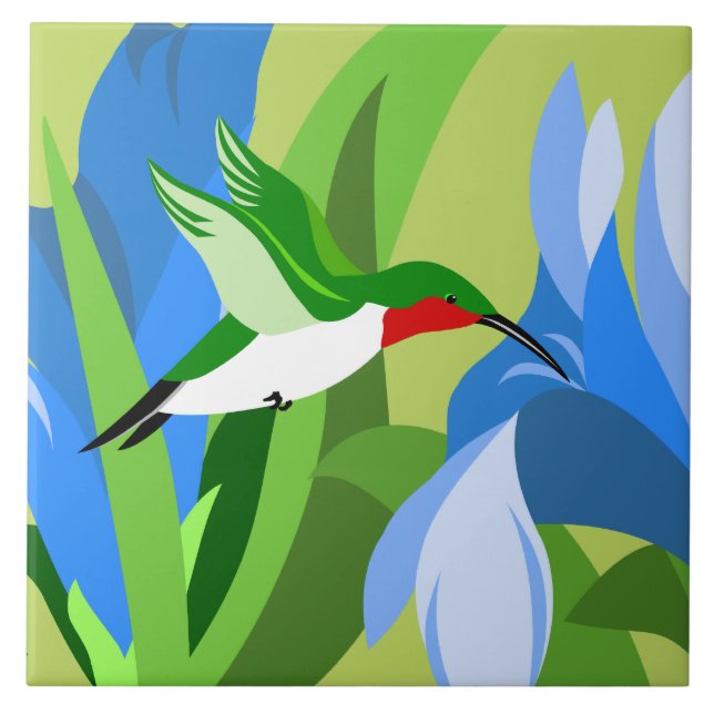 Hummingbird Kakelplatta (Framsidan)