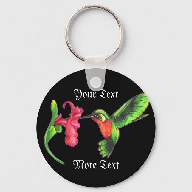 Hummingbird Keychain Nyckelring (Framsida)