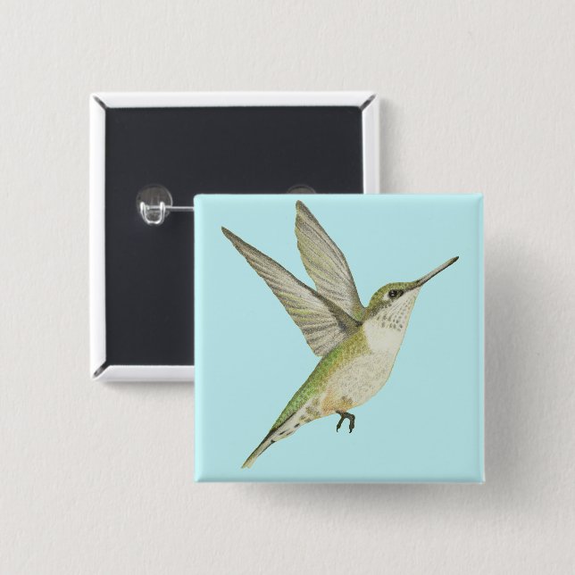 Hummingbird Knapp (Framsida & baksida)