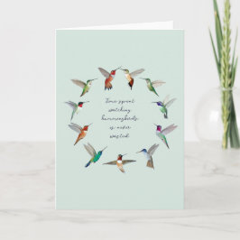 Hummingbird kort