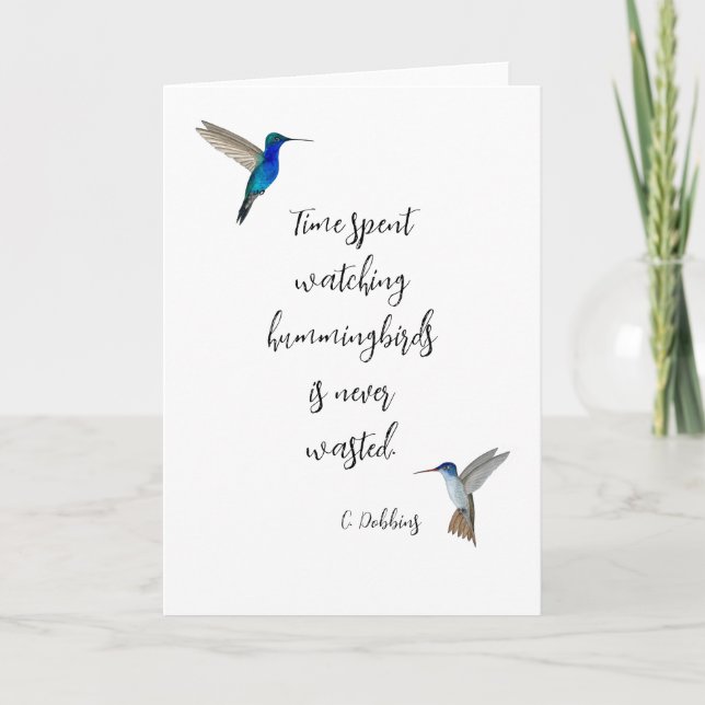 Hummingbird Kort (Framsida)