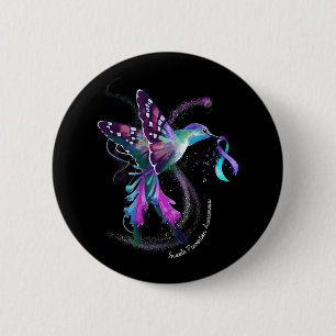 Hummingbird Lila Blue Ribbon Suiciences Prevention Knapp