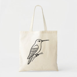 Hummingbird Line Art – Bird Illustration Tygkasse