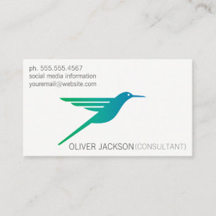 Hummingbird Logotyp Visitkort
