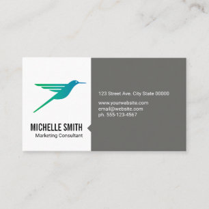 Hummingbird Logotyp Visitkort