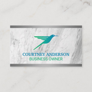 Hummingbird Logotyp Visitkort