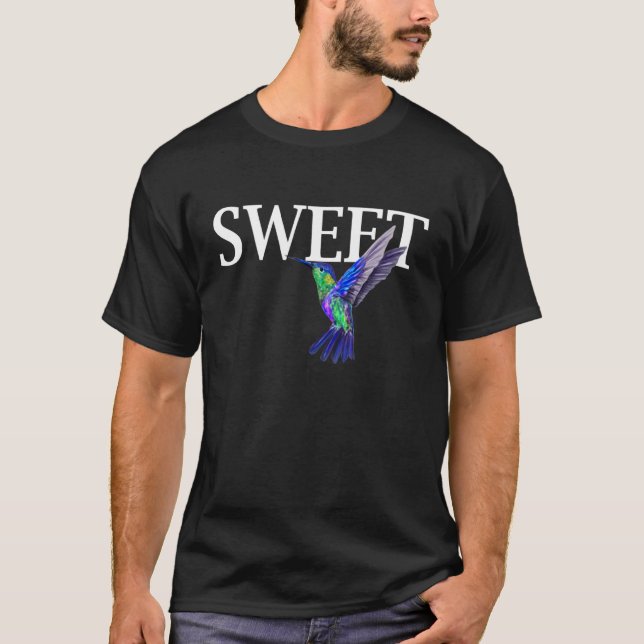 Hummingbird Loves Sweet T Shirt (Framsida)