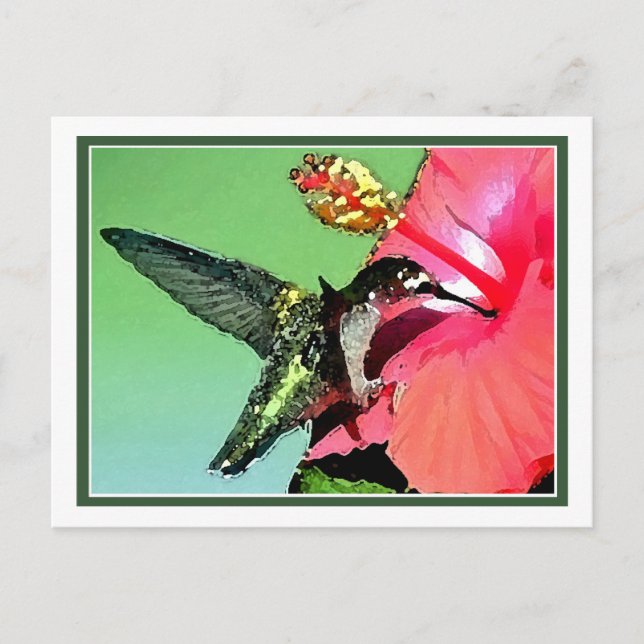Hummingbird Lunch Vykort (Framsida)