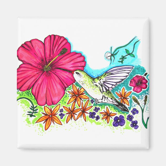 Hummingbird Magnet (Framsidan)