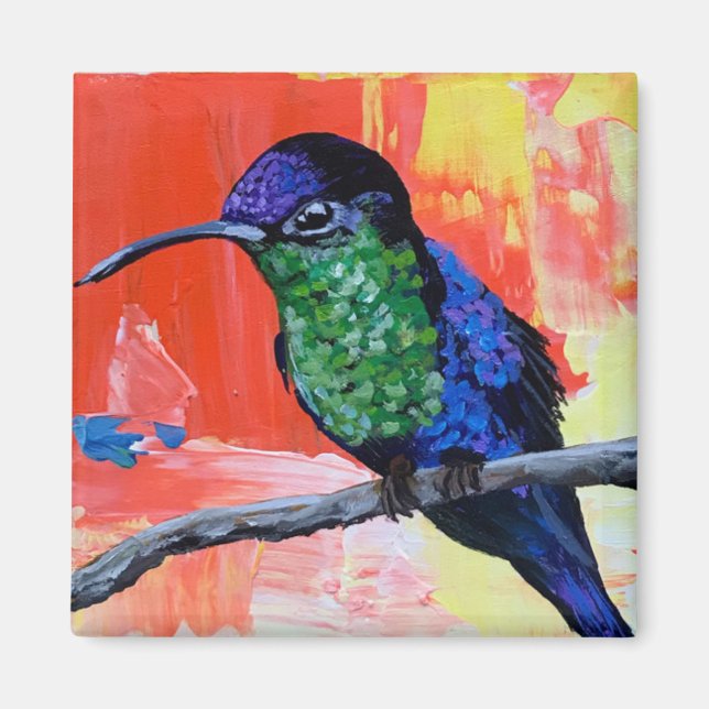 Hummingbird magnet (Framsidan)