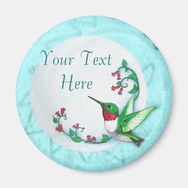 Hummingbird Magnets Magnet (Framsidan)