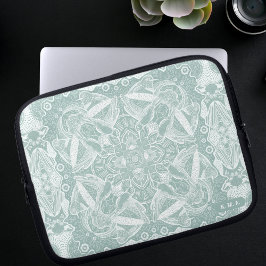 Hummingbird Mandala Laptop Fodral