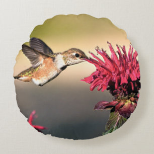 Hummingbird Matar Rund Kudde