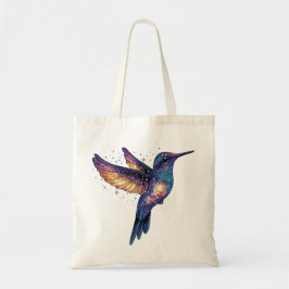 Hummingbird med Himmel Galaxy Bird med fast nattdr Tygkasse