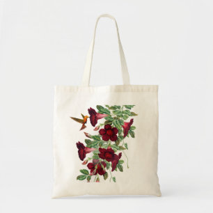 Hummingbird med Mandevillea Flowers Tygkasse