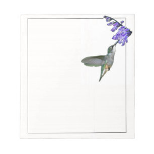 Hummingbird med Mona Lavender Anteckningsblock