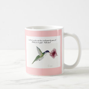 Hummingbird med verse kaffemugg