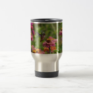 Hummingbird med Zinnias Resemugg