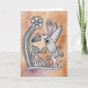 Hummingbird, Mexikanska barken Stil Kort