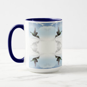 Hummingbird mönster mugg