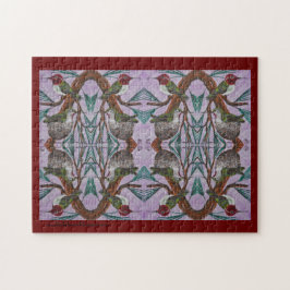 Hummingbird Mönster Puzzle Pussel