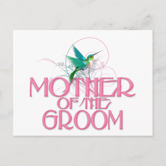 Hummingbird Mor i Groom Vykort
