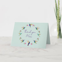 Hummingbird Mors dag-mappat gratulationskort