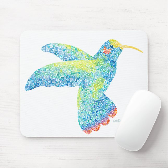 Hummingbird Mouse Pad Musmatta (Med mus)