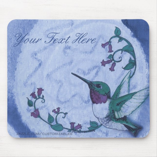 Hummingbird Mousepad Musmatta (Framsidan)