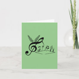 Hummingbird, Musik noter Hummingbird Anteckningskort
