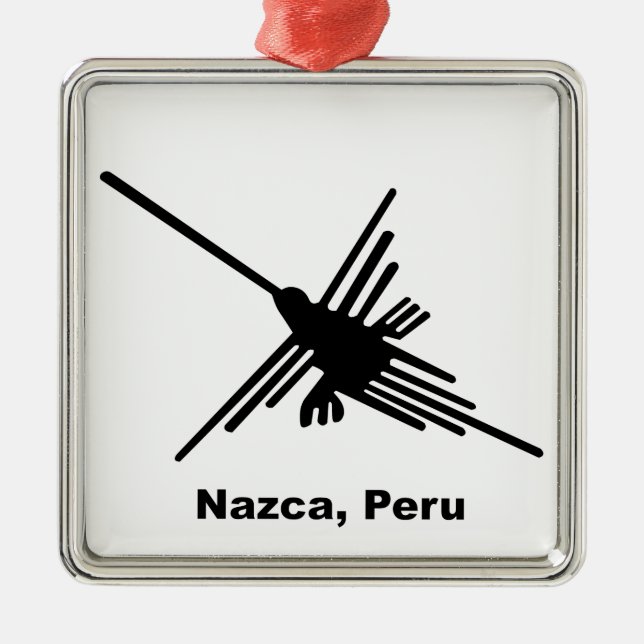 Hummingbird Nazca, Peru Julgransprydnad Metall (Framsidan)