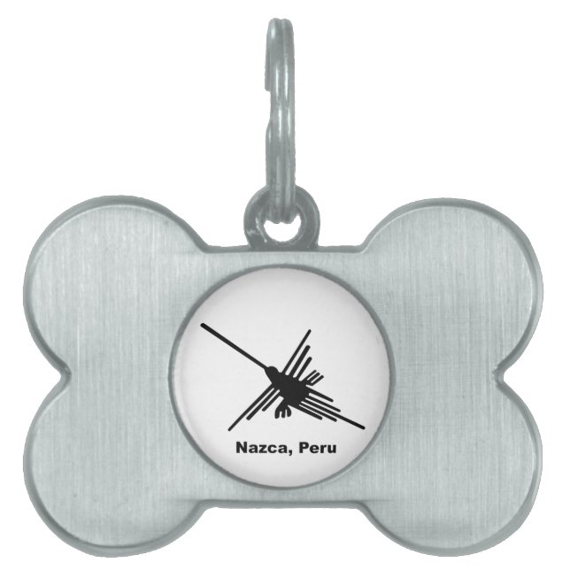 Hummingbird Nazca, Peru Namnbricka Husdjur (Framsidan)