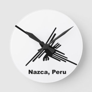 Hummingbird Nazca, Peru Rund Klocka