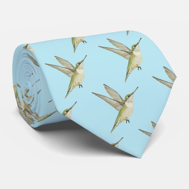 Hummingbird Neck Tie Slips (Rullad)