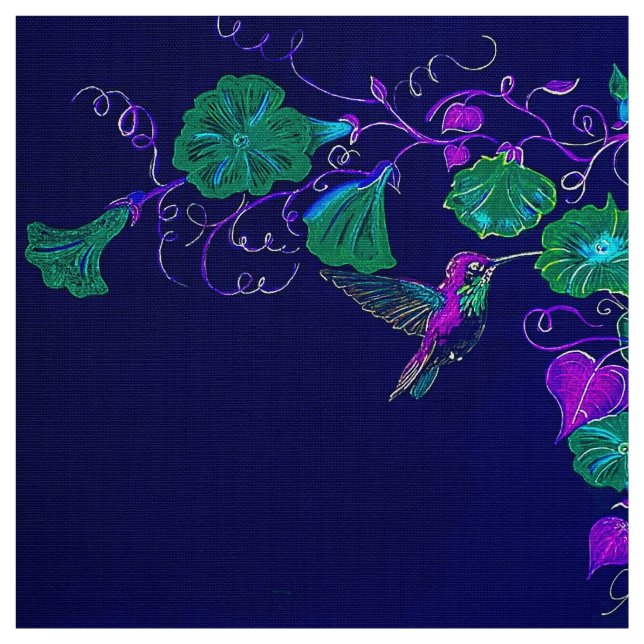 Hummingbird Nights Tyg (Provkarta)