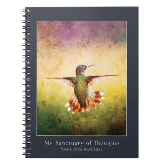 Hummingbird Notebook | Nature Art Journal Anteckningsbok