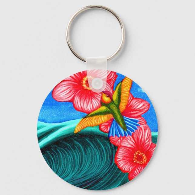 Hummingbird Ocean Nyckelring (Framsida)