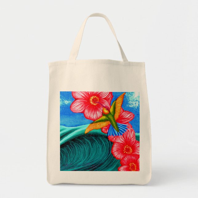 Hummingbird Ocean  Tygkasse (Framsidan)